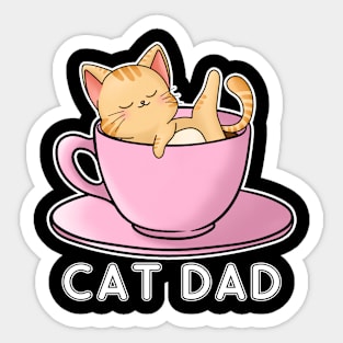 Cat daddy Sticker